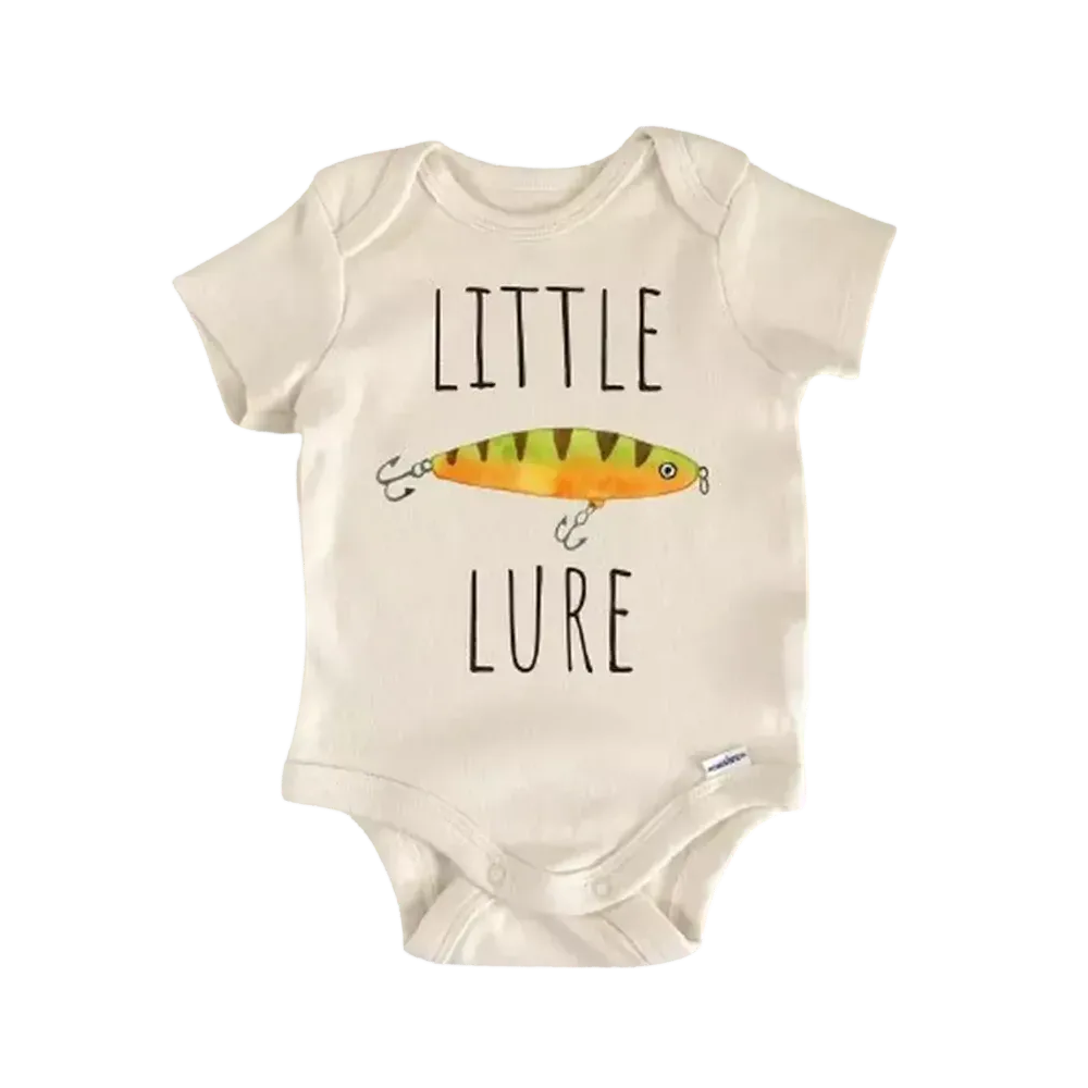 Little Lure Fishing - Baby Boy Girl Clothes Infant Bodysuit Funny Cute Newborn  Funny Cute Onesie® | North Fork Forager LLC