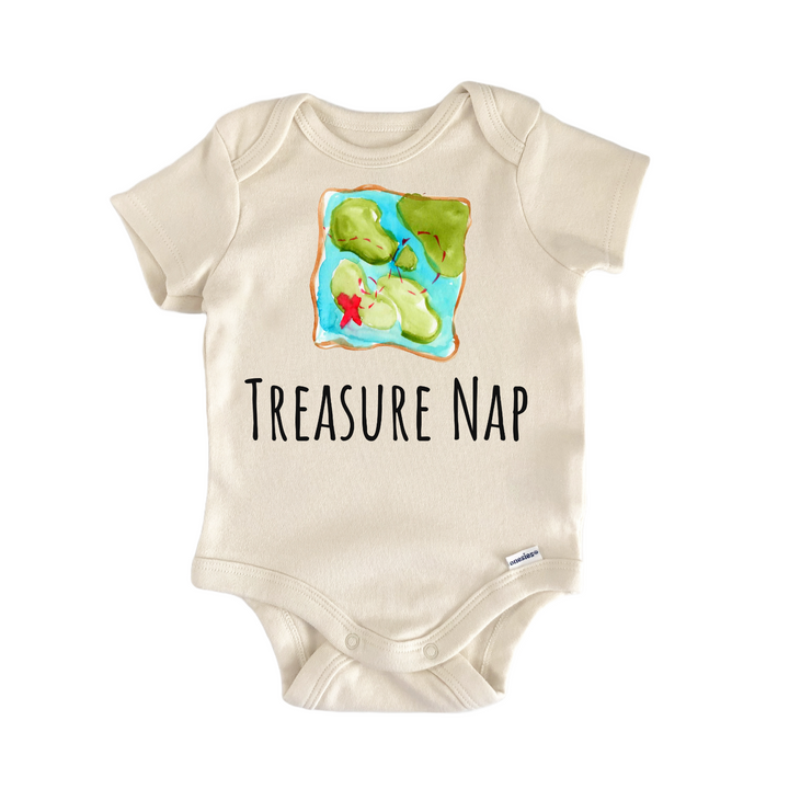 Treasure Map Nap Pirate Baby Gift Baby Onesie®