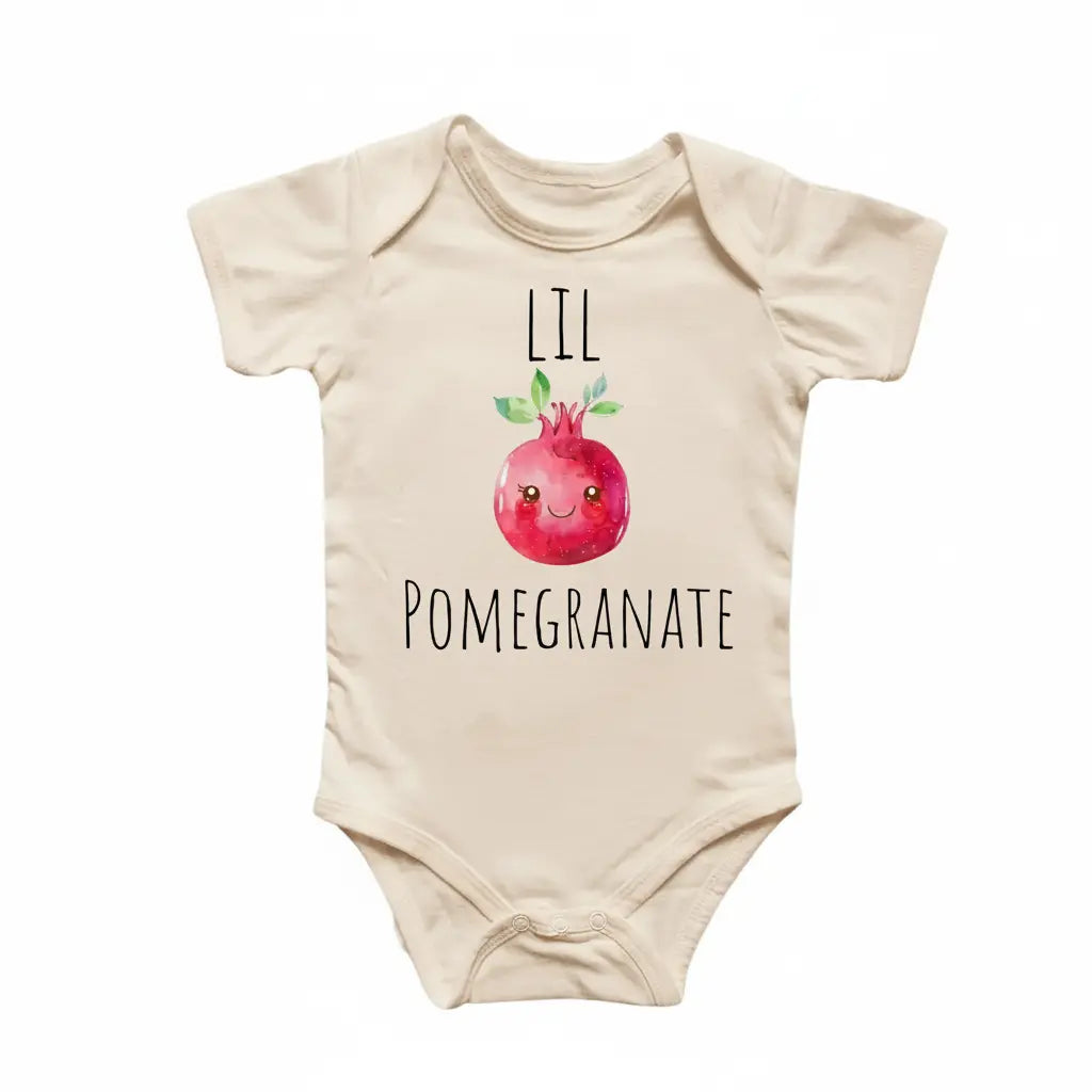 Pomegranate Fruit - Baby Boy Girl Clothes Infant Bodysuit Funny Cute Newborn  Funny Cute Onesie® | North Fork Forager LLC