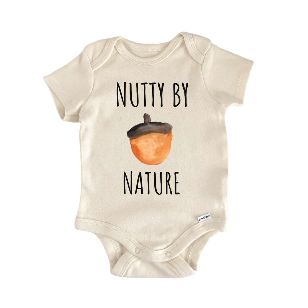 Acorn Oak Tree Plant Woodland Newborn Gift Baby Bodysuit