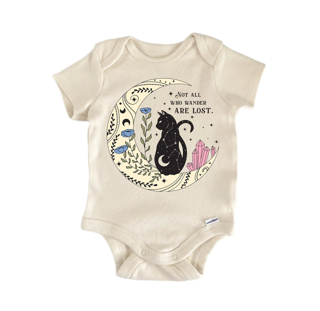 Adventure Wander Are Lost Magic Mystical -  Baby Boy Girl Clothes Bodysuit Funny Cute  Funny Cute Onesie® | North Fork Forager LLC
