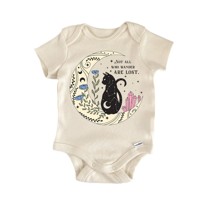 Adventure Wander Are Lost Magic Mystical -  Baby Boy Girl Clothes Bodysuit Funny Cute  Funny Cute Onesie® | North Fork Forager LLC