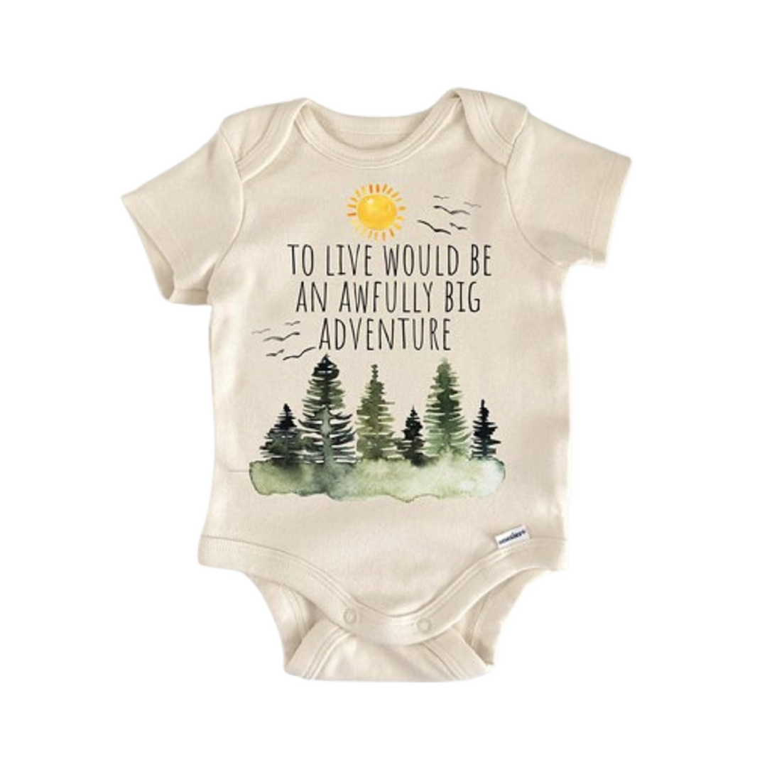 Adventure Woodland Forrest - Baby Boy Girl Clothes Infant Onesie® Funny Cute Newborn GS1  Funny Cute Onesie® | North Fork Forager LLC