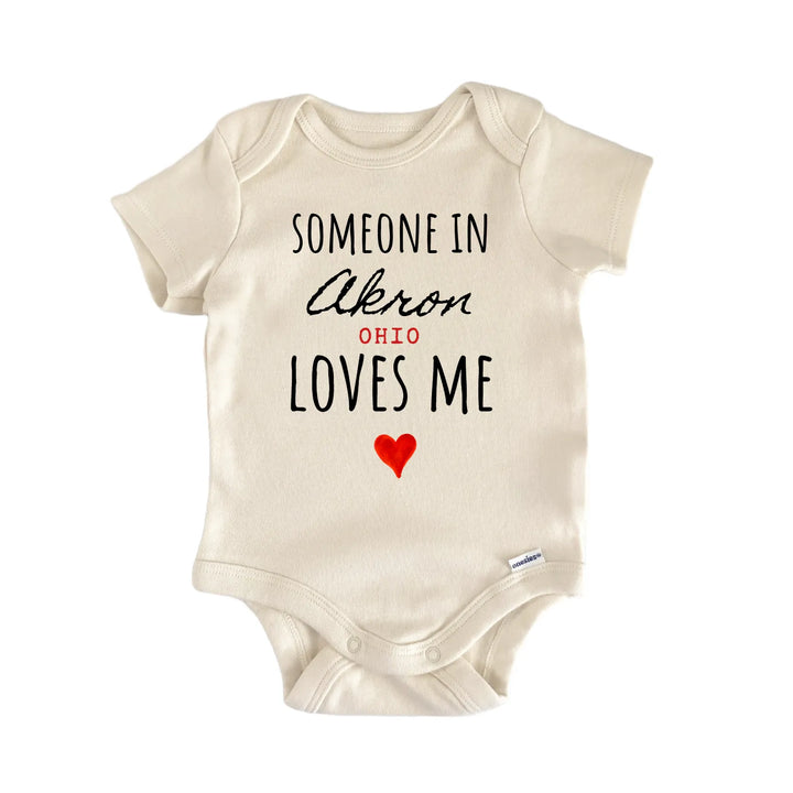 Akron Ohio Baby Gift Baby Bodysuit
