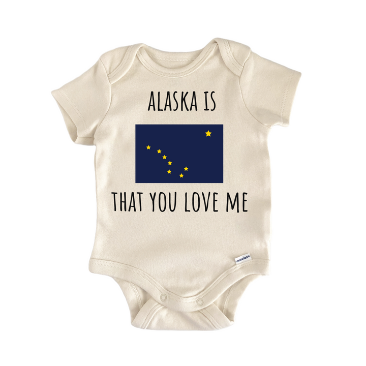 Alaska State Flag Baby Gift Baby Onesie®