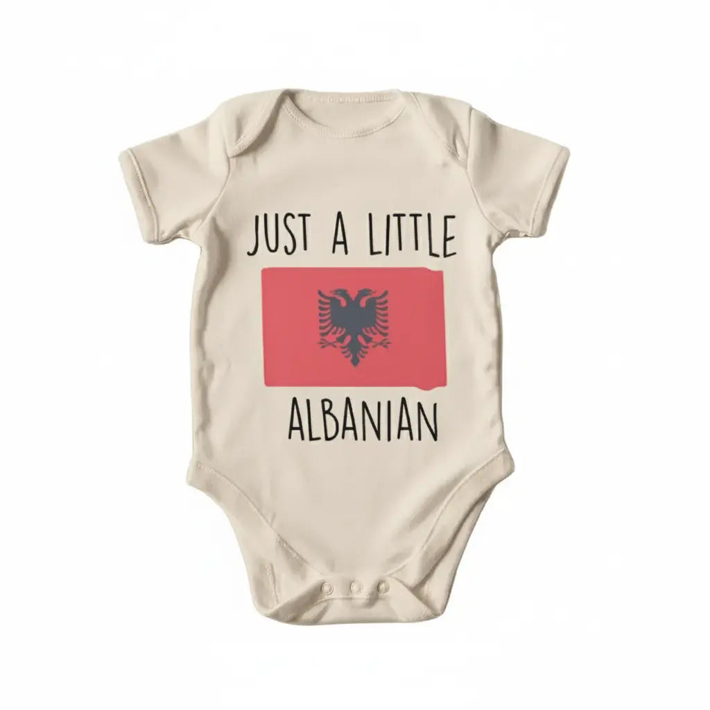 Albania - Baby Boy Girl Clothes Infant Bodysuit Funny Cute Newborn  Funny Cute Onesie® | North Fork Forager LLC