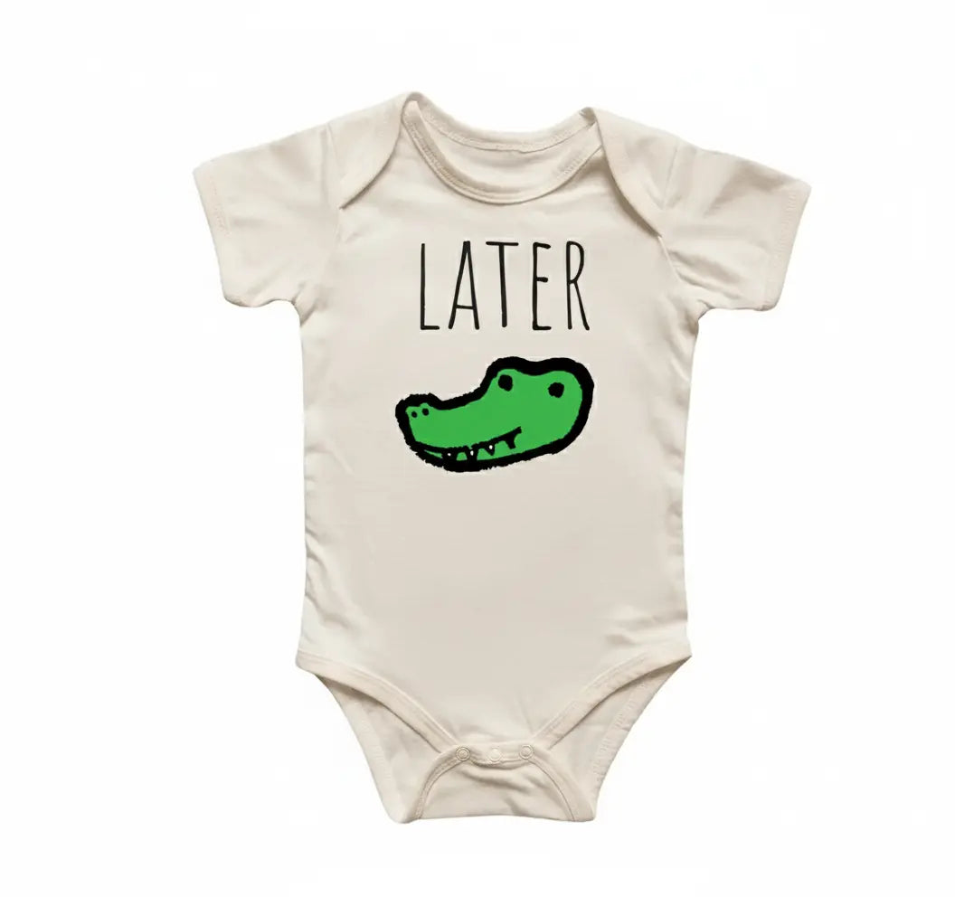 Alligator Reptile - Baby Boy Girl Clothes Infant Bodysuit Funny Cute Newborn  Funny Cute Onesie® | North Fork Forager LLC