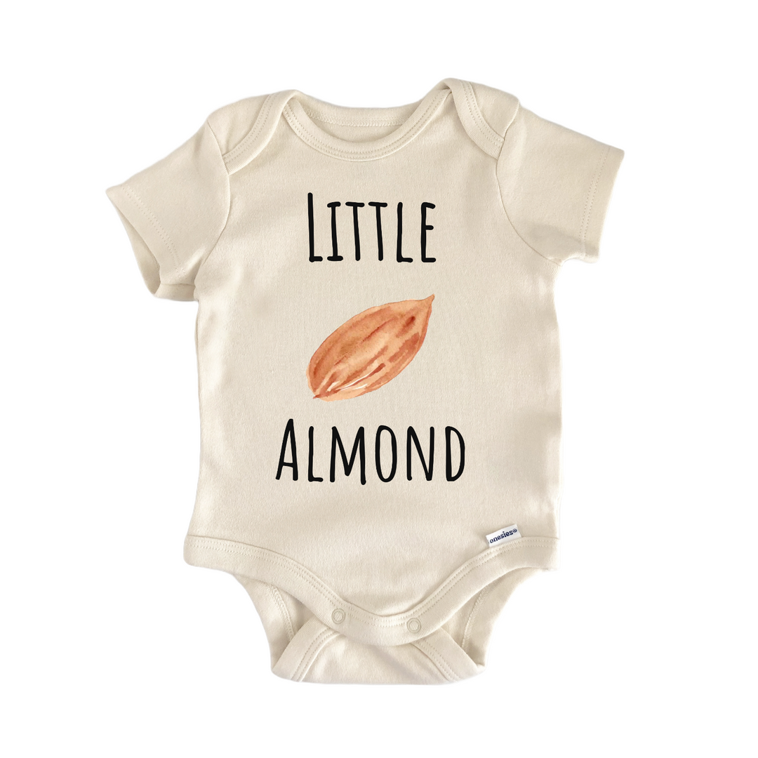 Almond Nut Foodie Snack Newborn Gift Baby Bodysuit