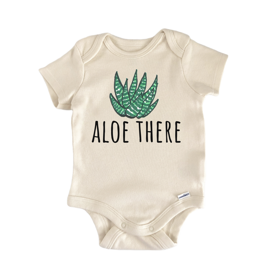 Aloe Vera Plant Garden Flower Newborn Gift Baby Bodysuit
