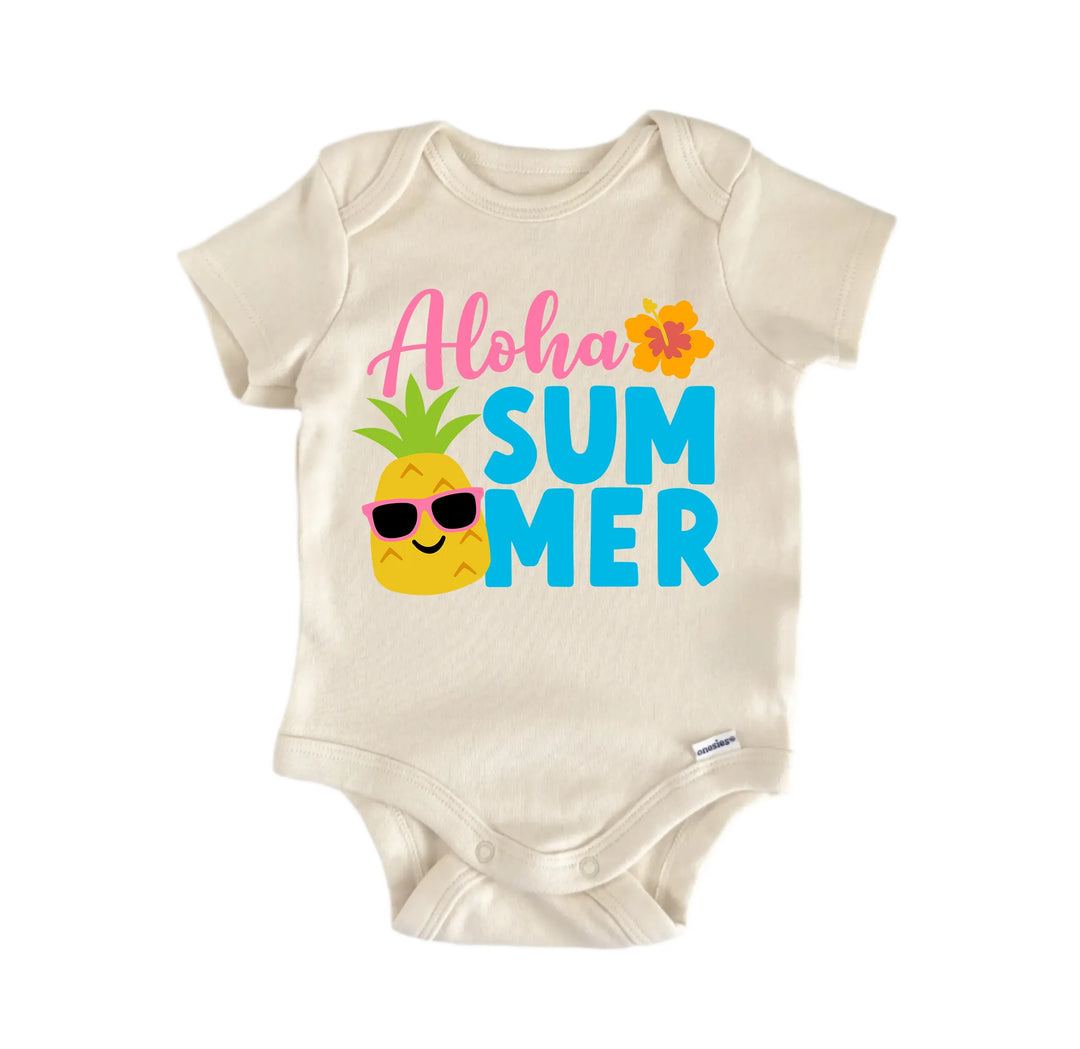 Aloha Summer Beach - Baby Boy Girl Clothes Infant Bodysuit Funny Cute  Funny Cute Onesie® | North Fork Forager LLC