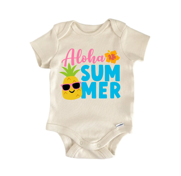 Aloha Summer Beach - Baby Boy Girl Clothes Infant Bodysuit Funny Cute  Funny Cute Onesie® | North Fork Forager LLC