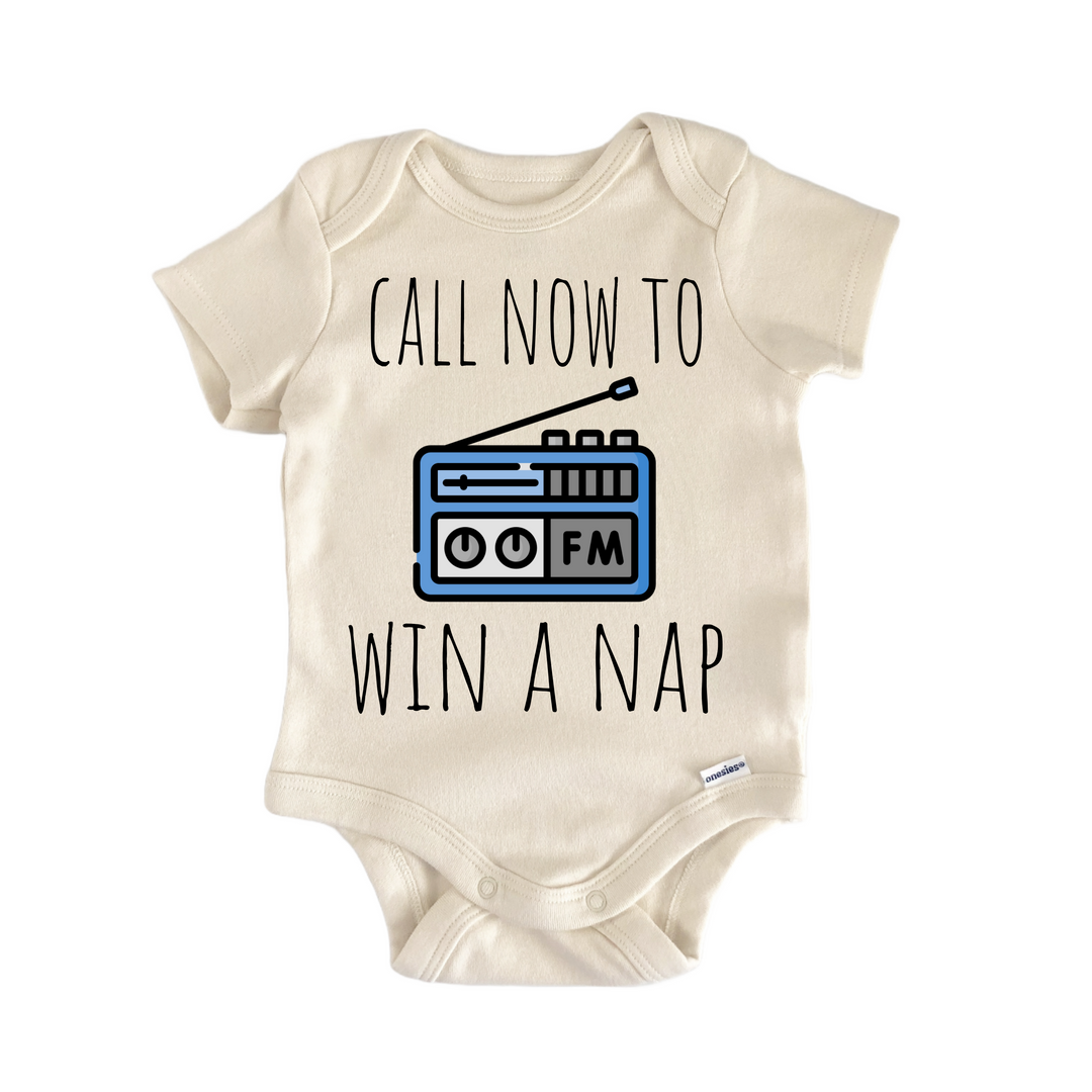 Am Fm Radio Broadcast - Baby Bodysuit  Funny Cute Onesie® | North Fork Forager LLC