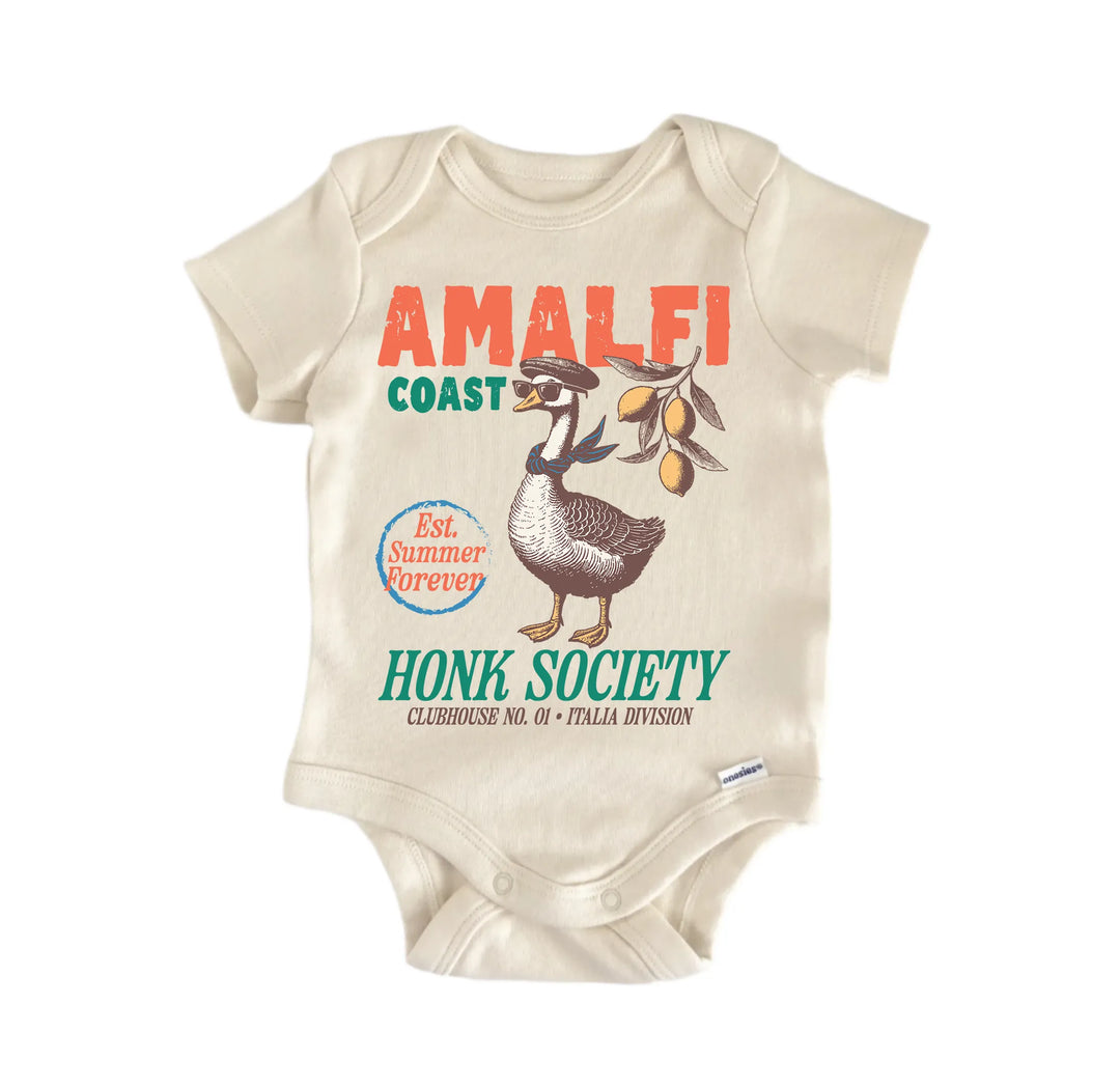 Amalfi Silly Goose - Baby Bodysuit  Funny Cute Onesie® | North Fork Forager LLC