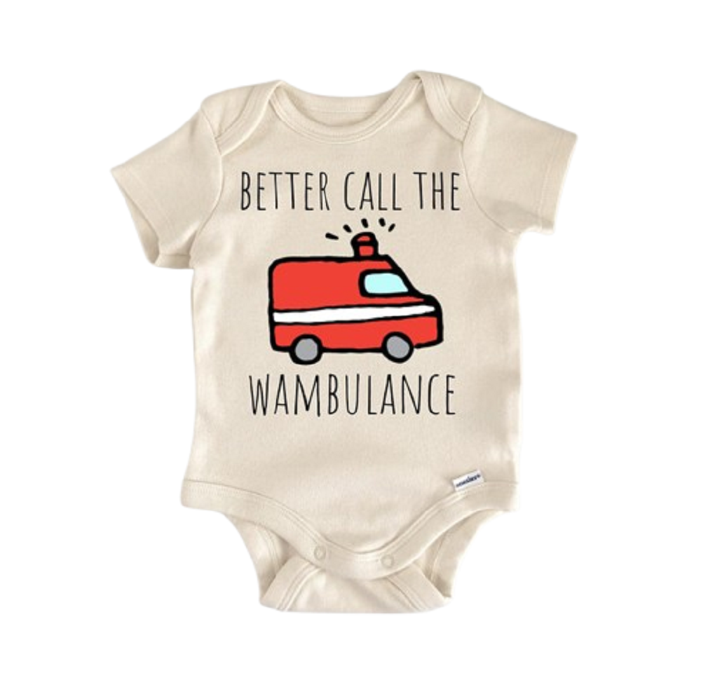 Ambulance Emt - Baby Boy Girl Clothes Infant Bodysuit Funny Cute Newborn  Funny Cute Onesie® | North Fork Forager LLC