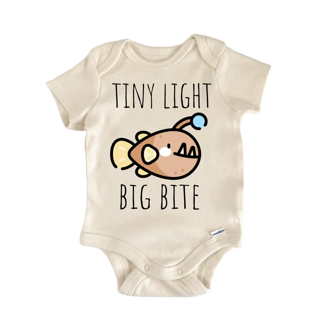 Anglerfish Deepsea Fish Angler - Baby Bodysuit  Funny Cute Onesie® | North Fork Forager LLC
