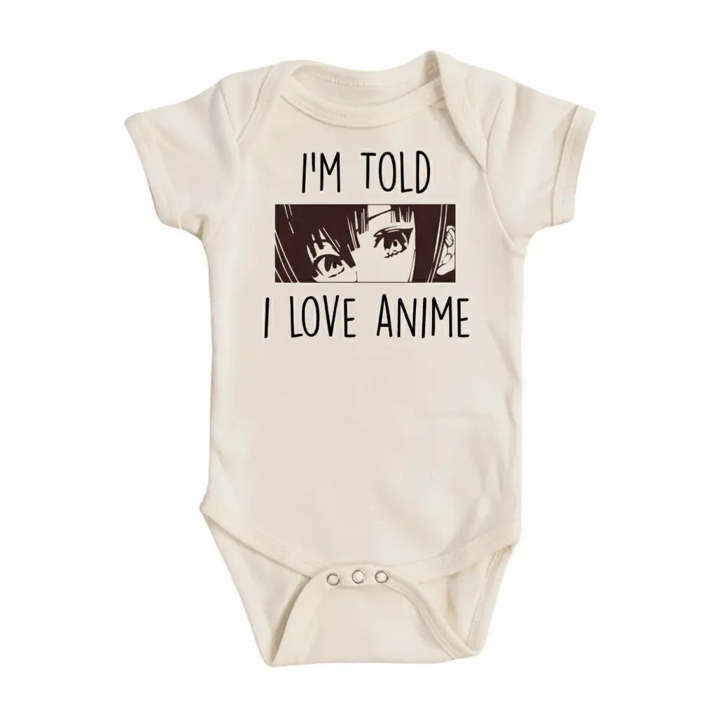 Anime Love - Baby Boy Girl Clothes Infant Bodysuit Funny Cute Newborn  Funny Cute Onesie® | North Fork Forager LLC