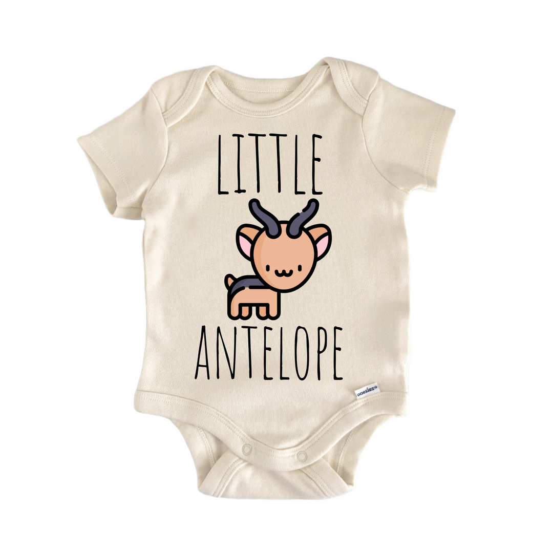 Antelope Animal - Baby Bodysuit  Funny Cute Onesie® | North Fork Forager LLC
