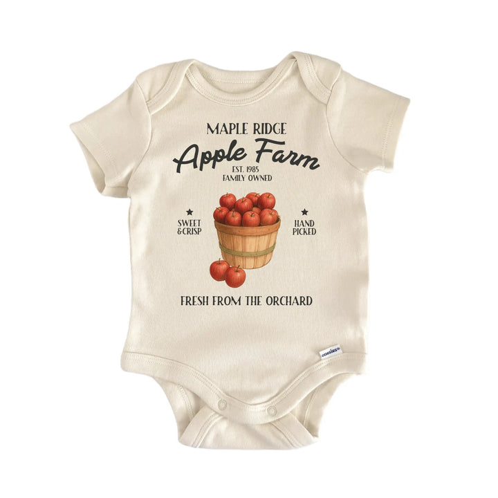 Apple Picking Farm Orchard Baby Gift Baby Bodysuit