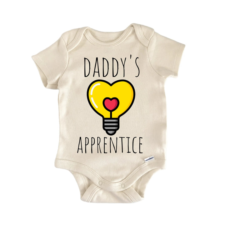 Apprentice Electrician - Baby Bodysuit  Funny Cute Onesie® | North Fork Forager LLC
