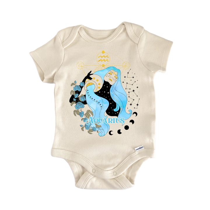 Aquarius Astrology Zodiac Signs Baby Gift Baby Onesie®