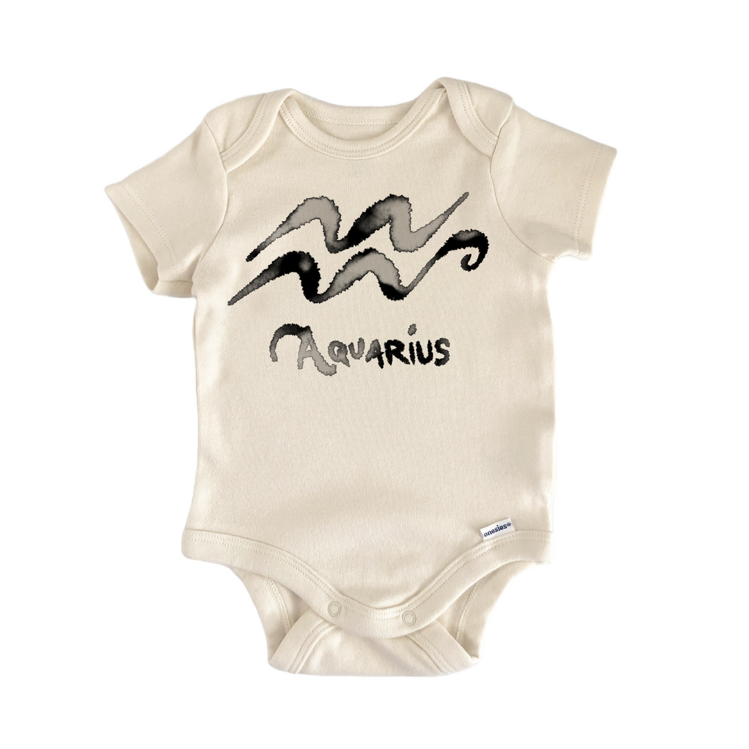 Aquarius Zodiac Astrology Signs Baby Gift Baby Onesie®