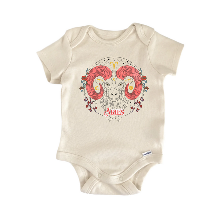 Aries Zodiac - Baby Boy Girl Clothes Infant Bodysuit Funny Cute Newborn  Funny Cute Onesie® | North Fork Forager LLC