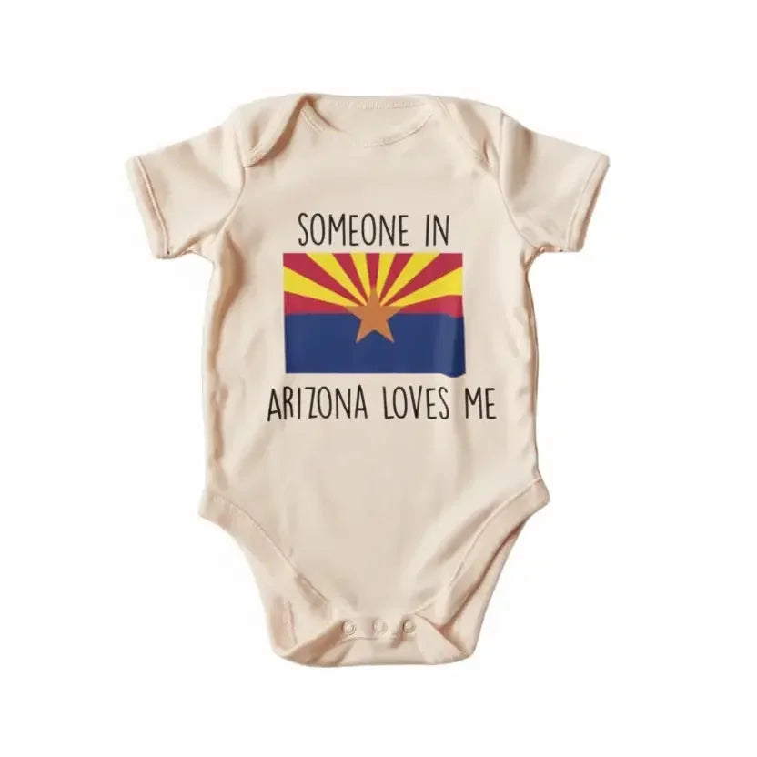 Arizona Flag - Baby Boy Girl Clothes Infant Bodysuit Funny Cute Newborn  Funny Cute Onesie® | North Fork Forager LLC