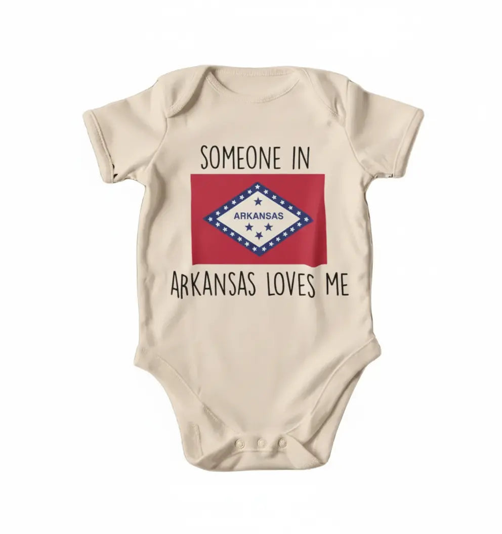 Arkansas Flag - Baby Boy Girl Clothes Infant Bodysuit Funny Cute Newborn  Funny Cute Onesie® | North Fork Forager LLC