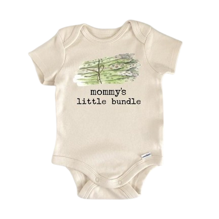 Asparagus Vegetable Vegan - Baby Boy Girl Clothes Infant Bodysuit Funny Cute Newborn  Funny Cute Onesie® | North Fork Forager LLC