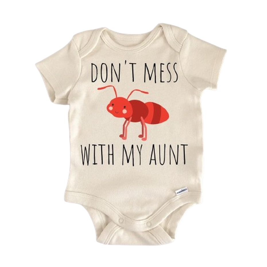 Auntie Aunt Ant - Baby Boy Girl Clothes Infant Bodysuit Funny Cute Newborn  Funny Cute Onesie® | North Fork Forager LLC