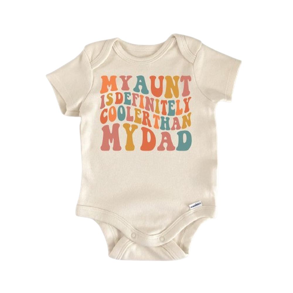 Auntie Aunt - Baby Boy Girl Clothes Infant Bodysuit Funny Cute Newborn  Funny Cute Onesie® | North Fork Forager LLC