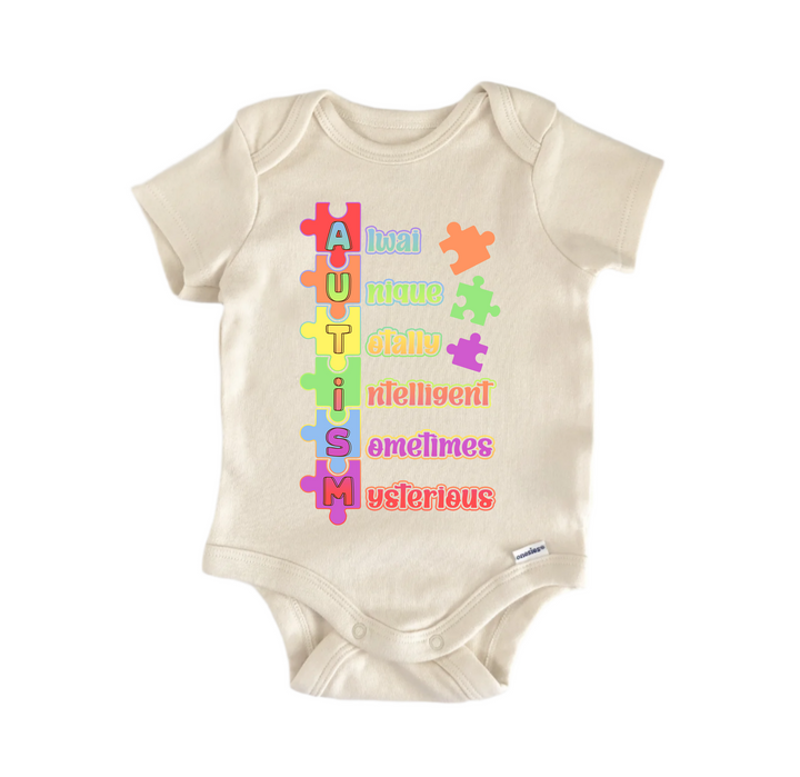 Autism Awareness Embrace Neurodiversity -  Baby Boy Girl Clothes  Bodysuit Funny Cute