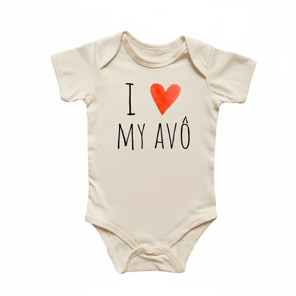 Avô Avo  - Baby Boy Girl Clothes Infant Bodysuit Funny Cute Newborn  Funny Cute Onesie® | North Fork Forager LLC