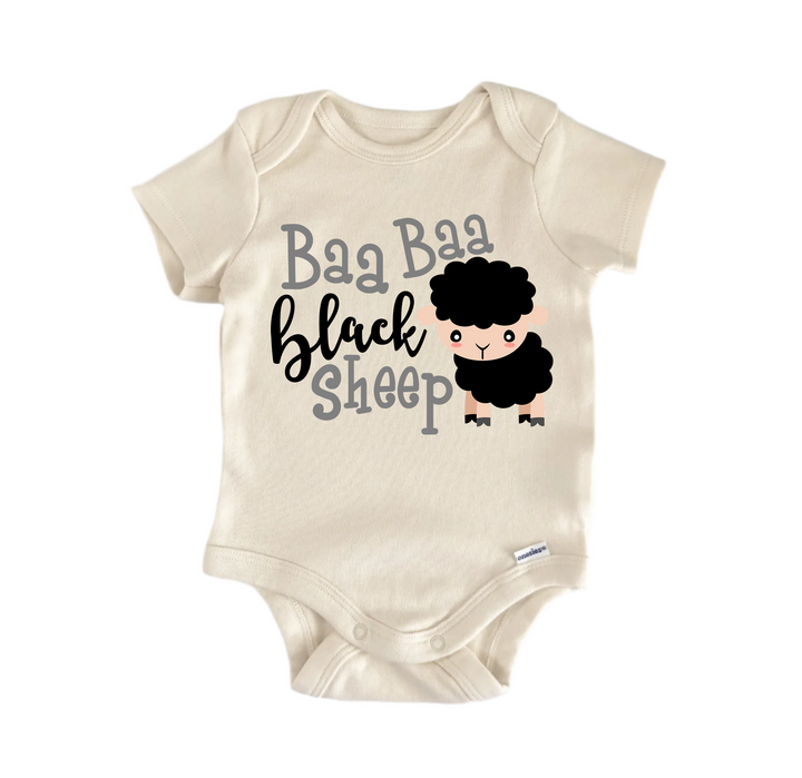 Baa Baa Black Sheep Nursery Rhyme  - Baby Boy Girl Clothes Infant Bodysuit Funny Cute  Funny Cute Onesie® | North Fork Forager LLC