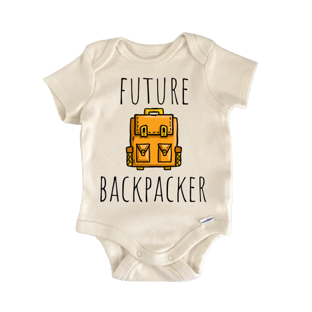 Future Backpacker - Baby Bodysuit  Funny Cute Onesie® | North Fork Forager LLC