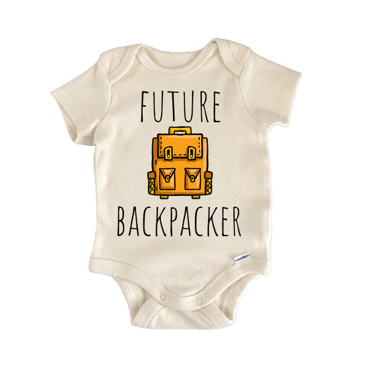 Future Backpacker - Baby Bodysuit  Funny Cute Onesie® | North Fork Forager LLC