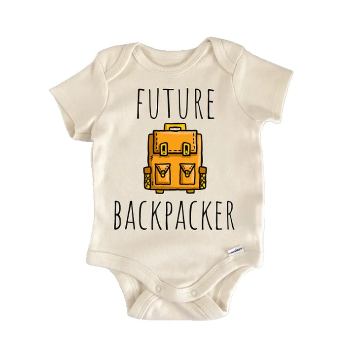 Future Backpacker - Baby Bodysuit  Funny Cute Onesie® | North Fork Forager LLC