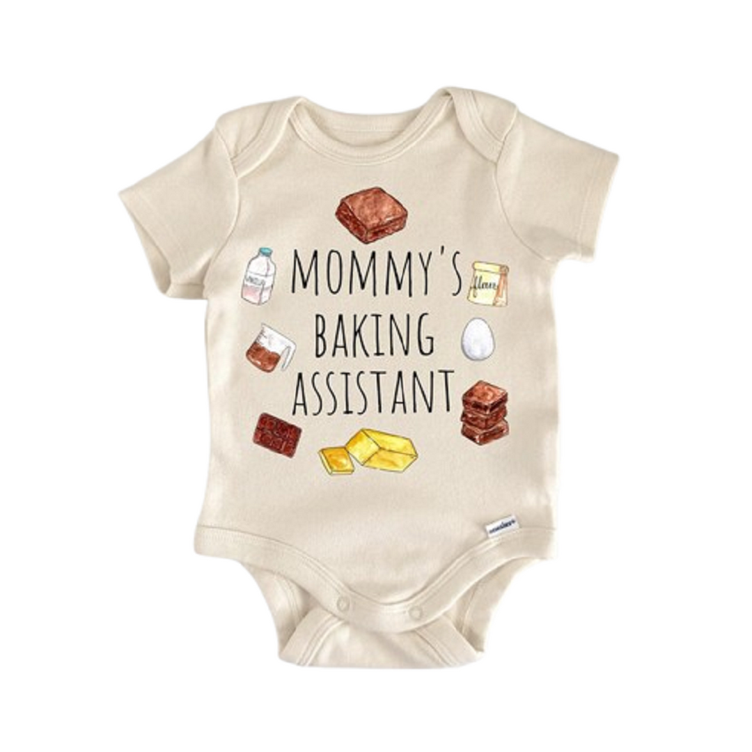 Baking Baker Bakery Brownie - Baby Boy Girl Clothes Infant Onesie® Funny Cute Newborn GS1 BBY  Funny Cute Onesie® | North Fork Forager LLC