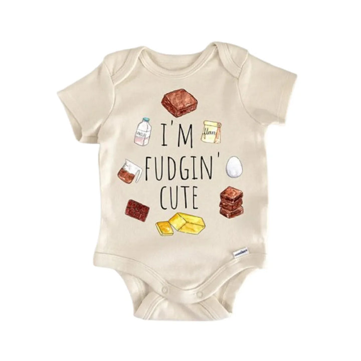 Baking Baker Bakery Brownie - Baby Boy Girl Clothes Infant Onesie® Funny Cute Newborn GS1  Funny Cute Onesie® | North Fork Forager LLC