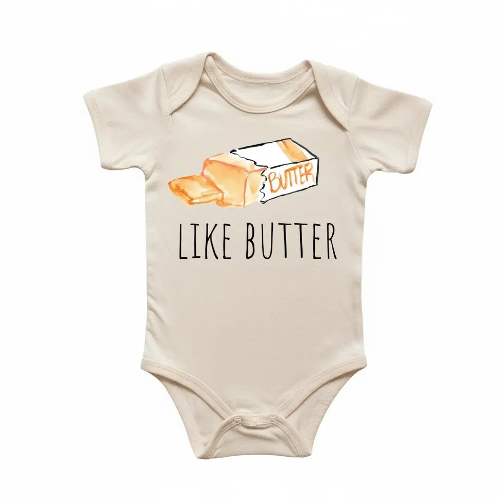 Baking Butter - Baby Boy Girl Clothes Infant Bodysuit Funny Cute Newborn  Funny Cute Onesie® | North Fork Forager LLC
