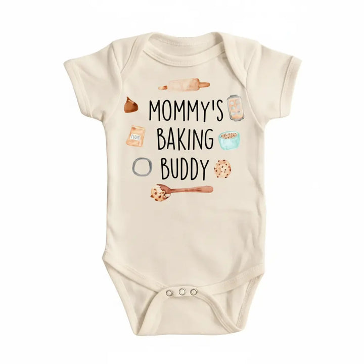 Baking Buddy Cookie - Baby Boy Girl Clothes Infant Bodysuit Funny Cute Newborn  Funny Cute Onesie® | North Fork Forager LLC
