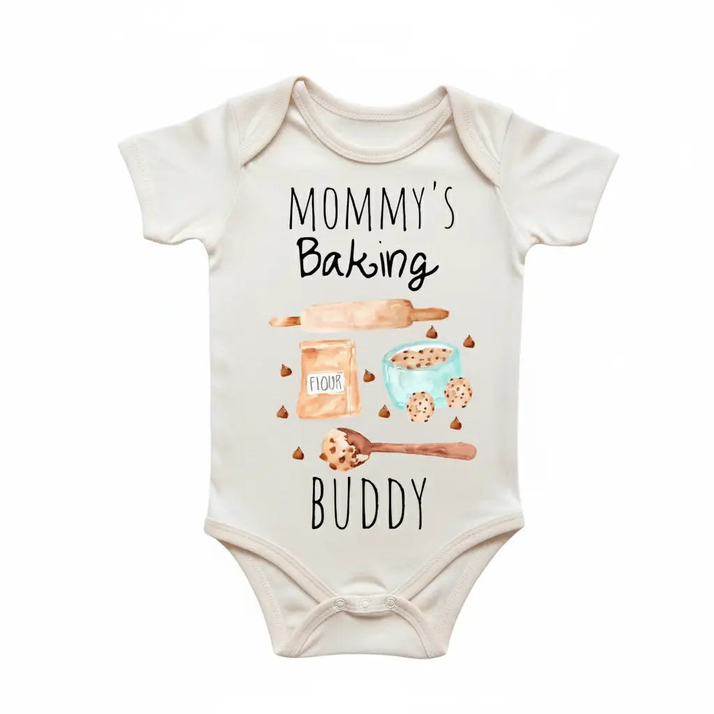 Baking Cookie Mommy  - Baby Boy Girl Clothes Infant Bodysuit Funny Cute Newborn  Funny Cute Onesie® | North Fork Forager LLC