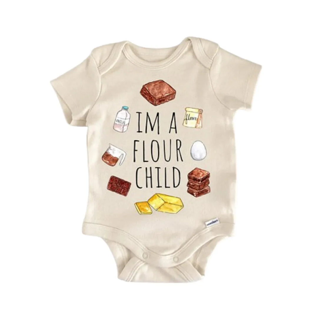 Baking Cooking Chef Brownie - Baby Boy Girl Clothes Infant Onesie® Funny Cute Newborn GS1 BBY  Funny Cute Onesie® | North Fork Forager LLC