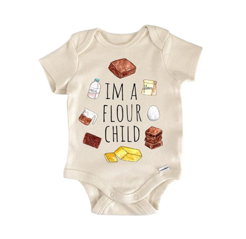 Baking Cooking Chef Brownie - Baby Boy Girl Clothes Infant Bodysuit Funny Cute Newborn  Funny Cute Onesie® | North Fork Forager LLC