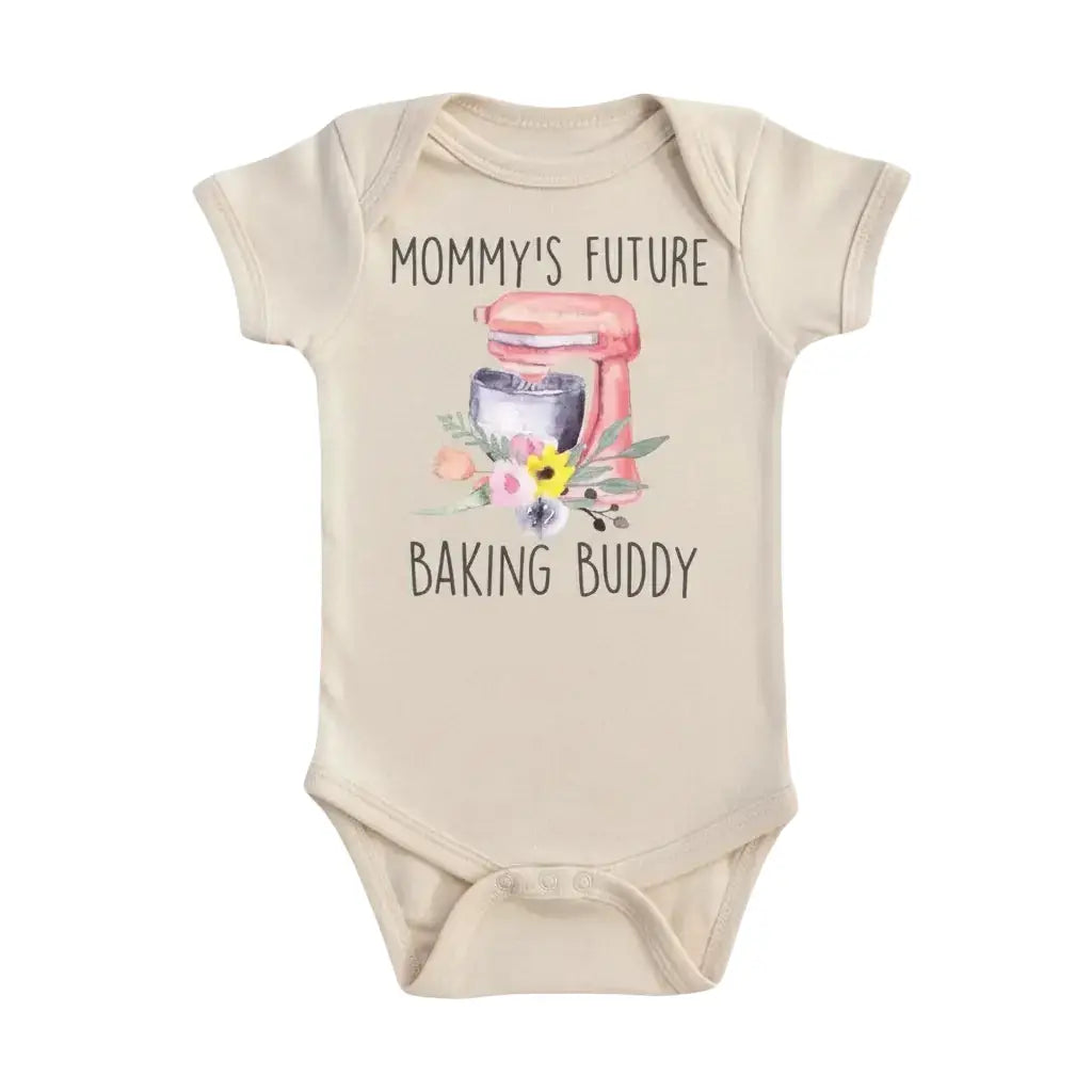 Baking Buddy Mommy - Baby Boy Girl Clothes Infant Onesie® Funny Cute Newborn GS1  Funny Cute Onesie® | North Fork Forager LLC