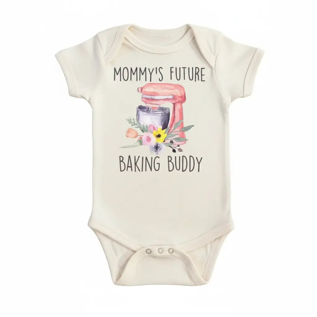 Baking Buddy Mommy - Baby Boy Girl Clothes Infant Bodysuit Funny Cute Newborn  Funny Cute Onesie® | North Fork Forager LLC