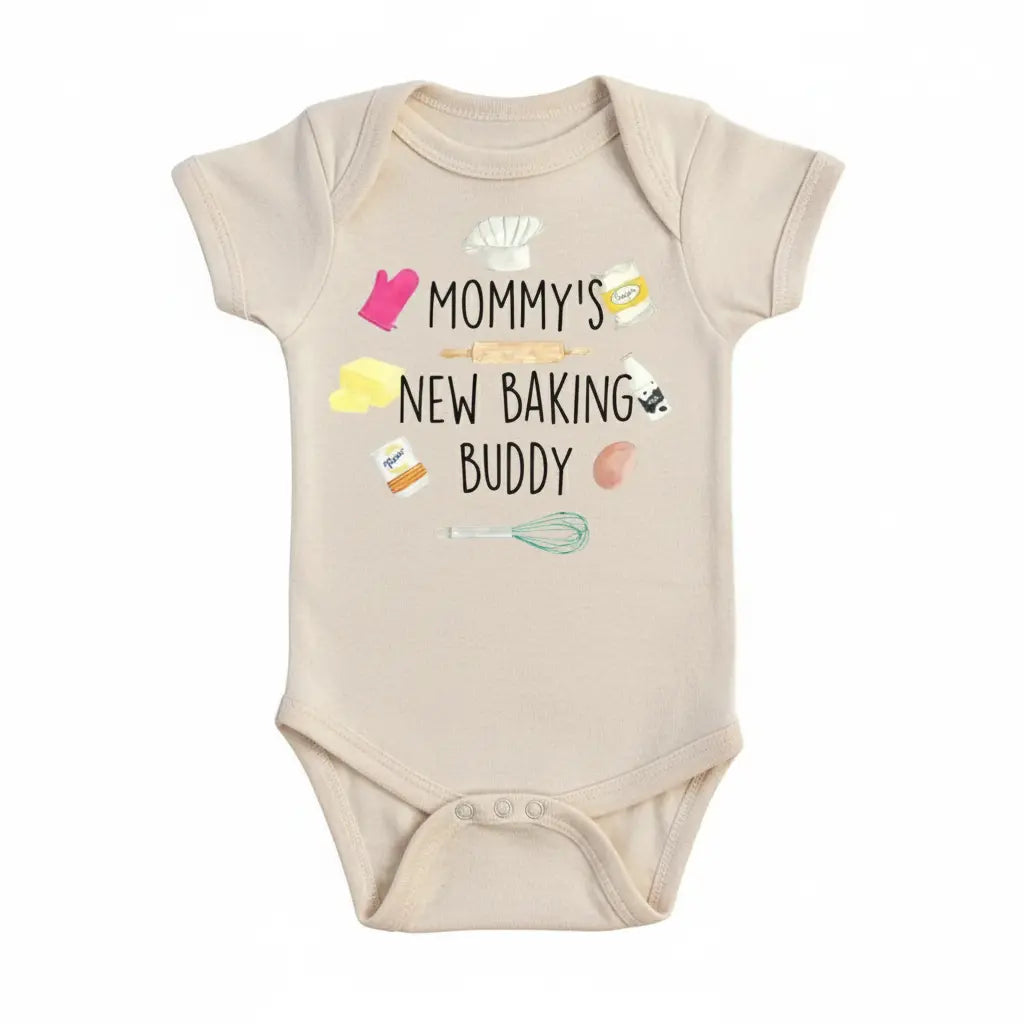 Mommy Baking Icons - Baby Boy Girl Clothes Infant Bodysuit Funny Cute Newborn  Funny Cute Onesie® | North Fork Forager LLC