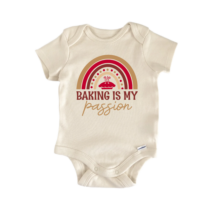 Baking Is My Passion -  Baby Boy Girl Clothes  Bodysuit Funny Cute