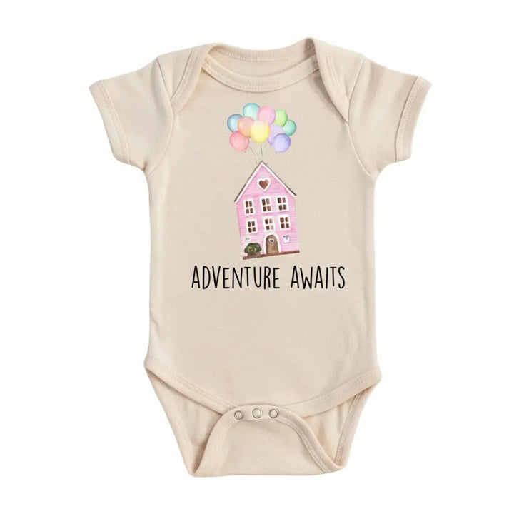 Balloons Adventure - Baby Boy Girl Clothes Infant Bodysuit Funny Cute Newborn  Funny Cute Onesie® | North Fork Forager LLC