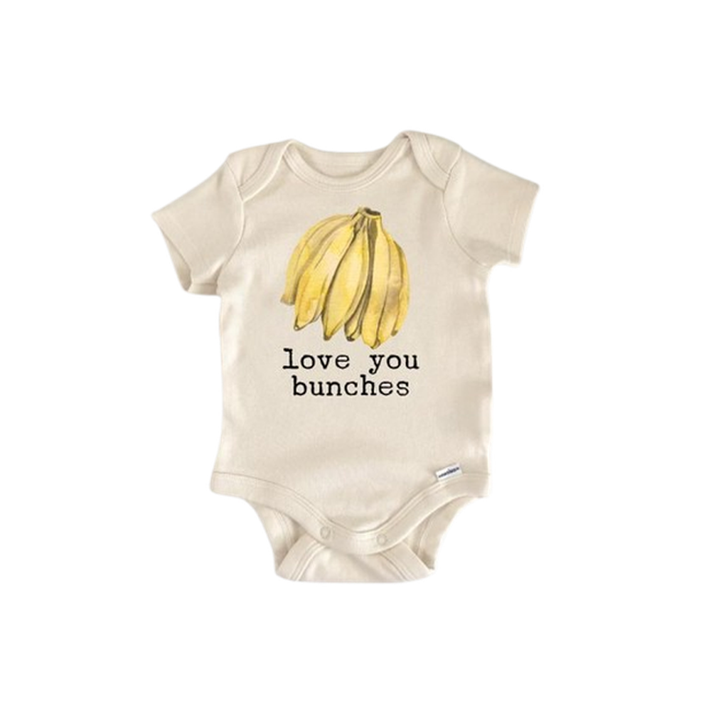 Banana Bunch Monkey - Baby Boy Girl Clothes Infant Bodysuit Funny Cute Newborn  Funny Cute Onesie® | North Fork Forager LLC